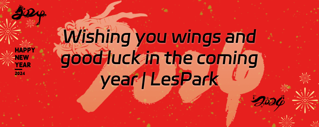 Wishing you wings and good luck in the coming year | LesPark