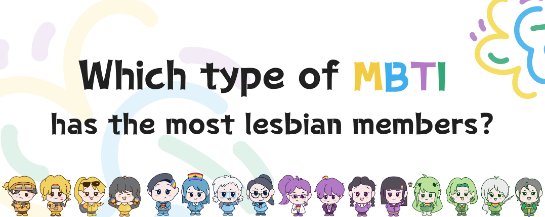 Which type of MBTI has the most lesbian members?